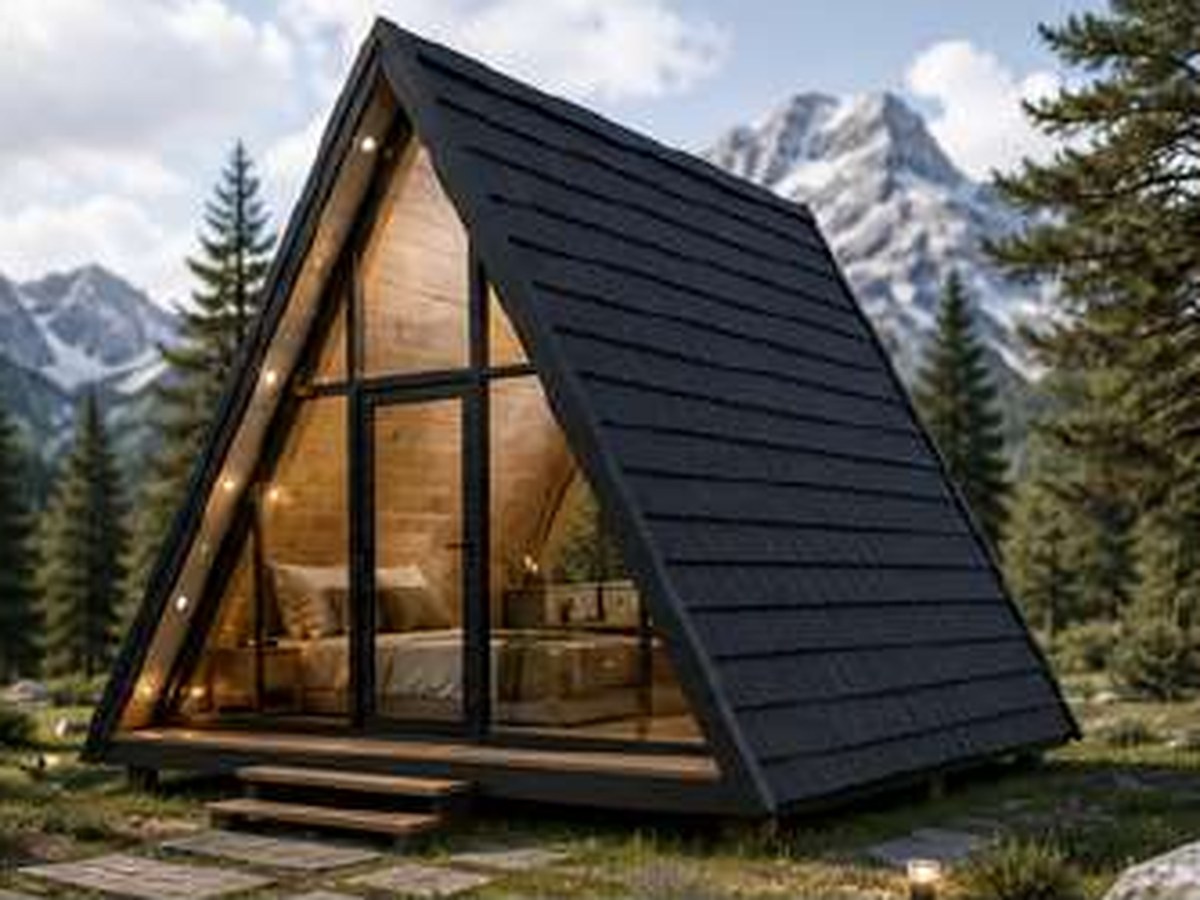Chalé Alpine — A-Frame · 3×4